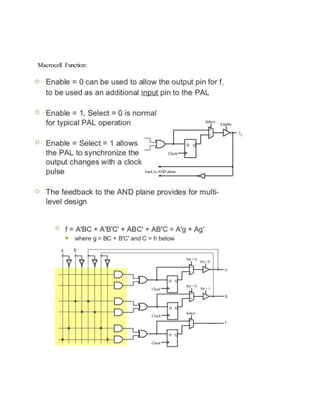 Macrocell Function:
 