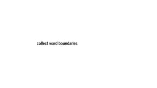collect ward boundaries
 