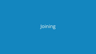 www.edureka.co/pythonEDUREKA PYTHON CERTIFICATION TRAINING
Joining
 