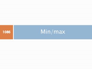 Min/max1086
 