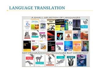 LANGUAGE TRANSLATION
 