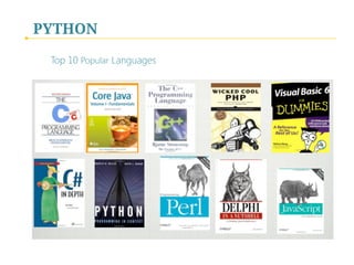 PYTHON
Top 10 Popular Languages
 