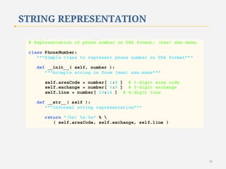 STRING REPRESENTATION

16

 