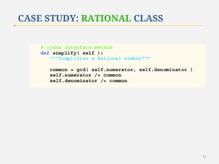 CASE STUDY: RATIONAL CLASS

52

 