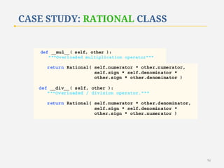 CASE STUDY: RATIONAL CLASS

54

 