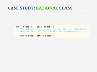 CASE STUDY: RATIONAL CLASS

55

 