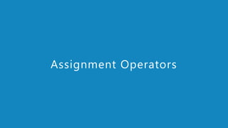 www.edureka.co/pythonEDUREKA PYTHON CERTIFICATION TRAINING
Assignment Operators
 