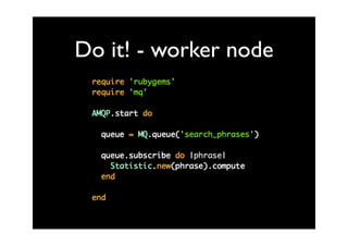 Do it! - worker node
 