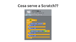 Cosa serve a Scratch?? 
 