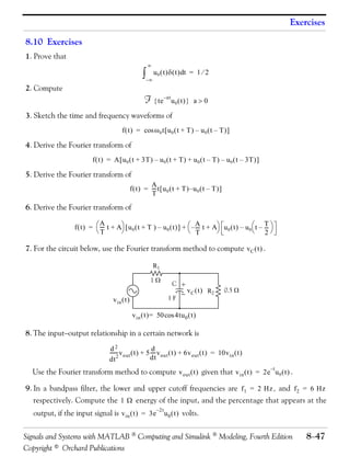 Signals and systems with matlab computing and simulink modeling