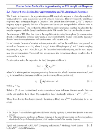 Signals and systems with matlab computing and simulink modeling