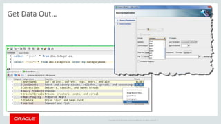 Copyright © 2014 Oracle and/or its affiliates. All rights reserved. |
Get Data Out…
 
