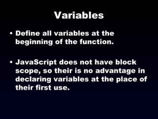 The JavaScript Programming Language