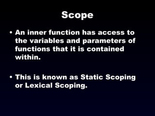 The JavaScript Programming Language