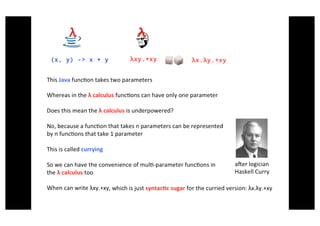 Understanding Java 8 Lambdas and Streams - Part 1 - Lambda Calculus, Lambda Expressions, Syntactic Sugar, First Class Functions