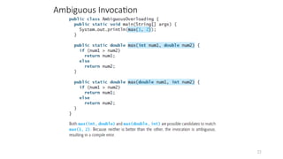 Ambiguous Invocation
22
 