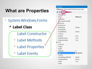 What are Properties
 