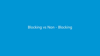 www.edureka.co/mastering-node-jsEDUREKA NODE.JS CERTIFICATION TRAINING
Blocking vs Non - Blocking
 
