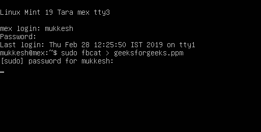 Switch to TTY3