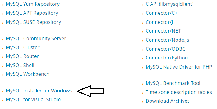 MySQL Installer For Windows