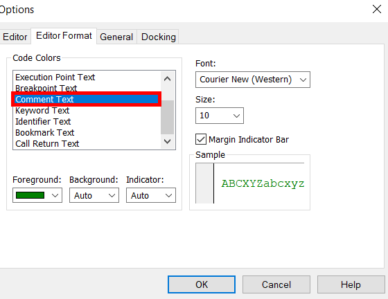 Selecting-comment-text