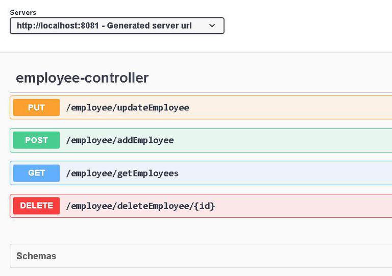 Swagger-UI API documentation