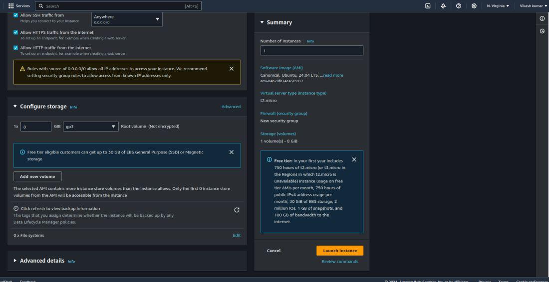 Launch Instance