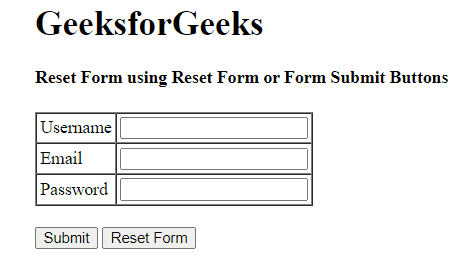 Form-Reset