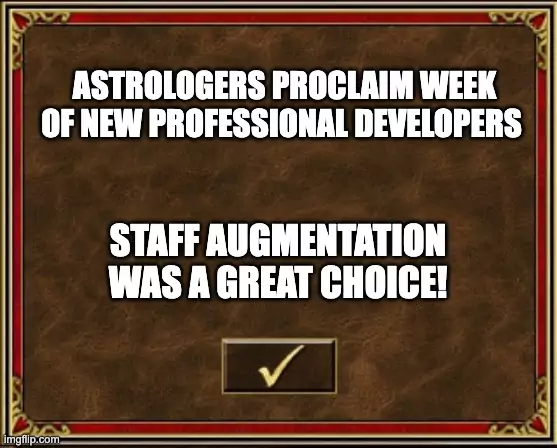 a week of developers mem