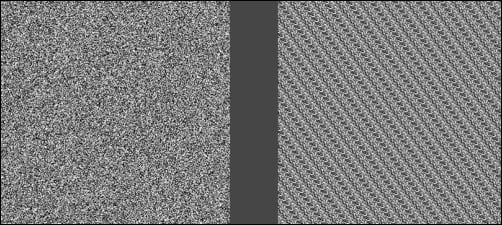 Random versus pseudo random numbers