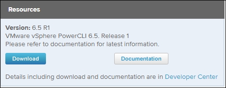 Downloading PowerCLI 6.5 Release 1