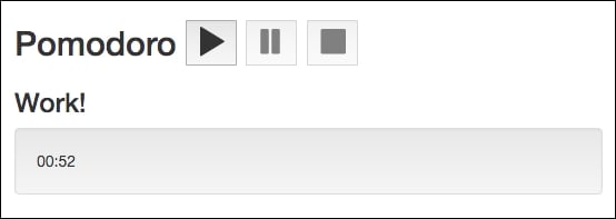 Keep state with start, pause, and stop buttons