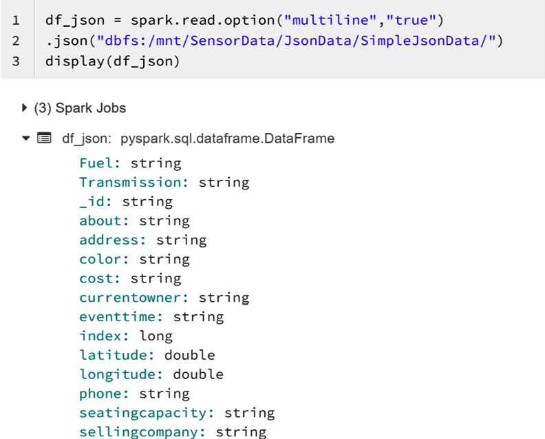 Figure 2.21 – Simple Json Data
