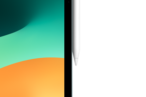 Apple Pencil 以磁力貼合至 iPad