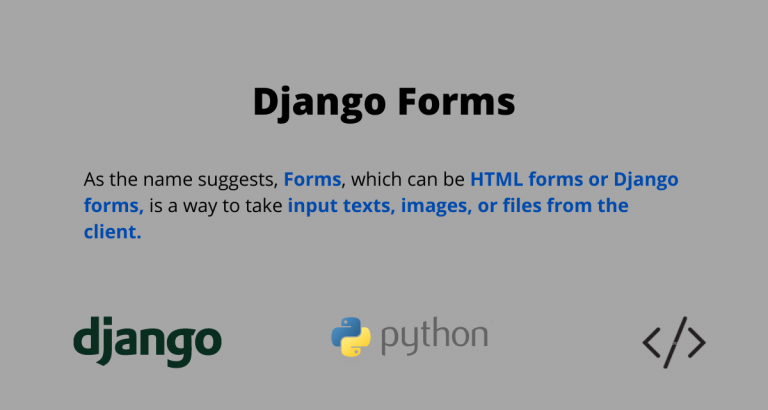 Django Forms