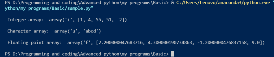 Array Operations