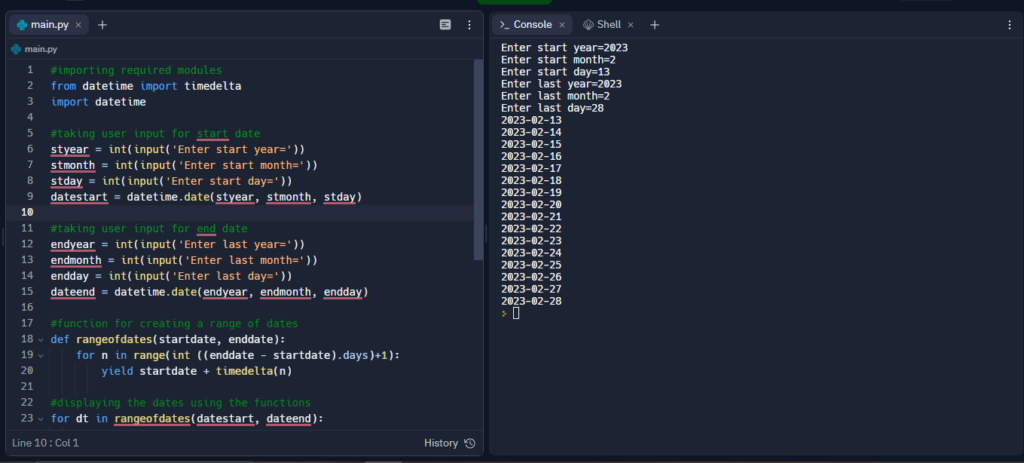 Customize And Take User Input
