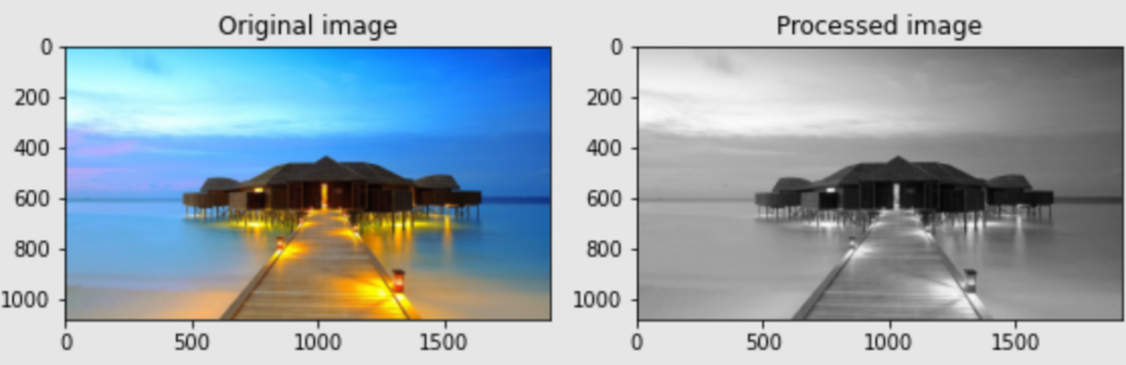 Using Scikit Learn To Grayscale Images