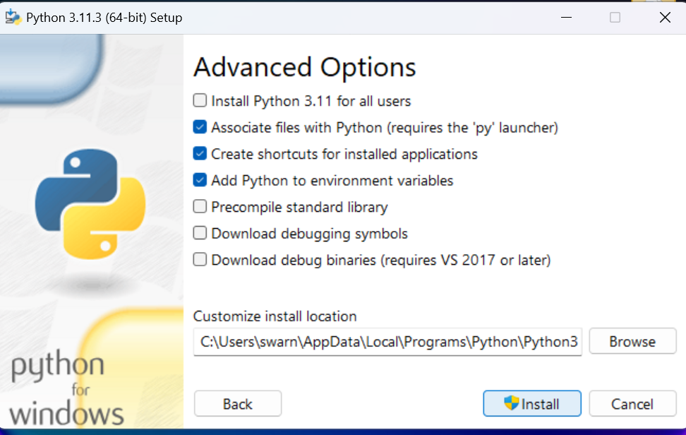 Install Python