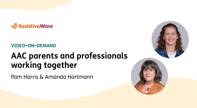 Cover AAC parents and professionals working together