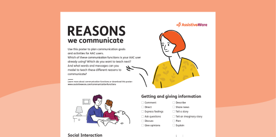 Communication functions poster