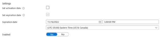 Screenshot of enabled rotation options
