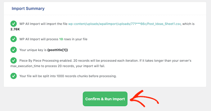 Importing post ideas into WordPress Importing post ideas into WordPress