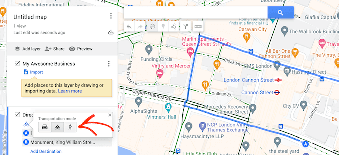 Adding cycling and walking directions to an interactive map Adding cycling and walking directions to an interactive map