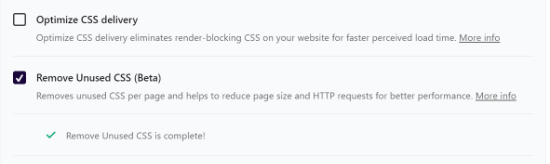 Remove unused CSS complete notification Remove unused CSS complete notification