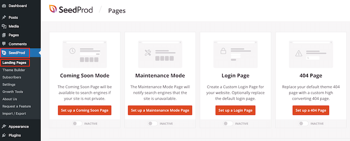 SeedProd's professionally-designed templates SeedProd's professionally-designed templates